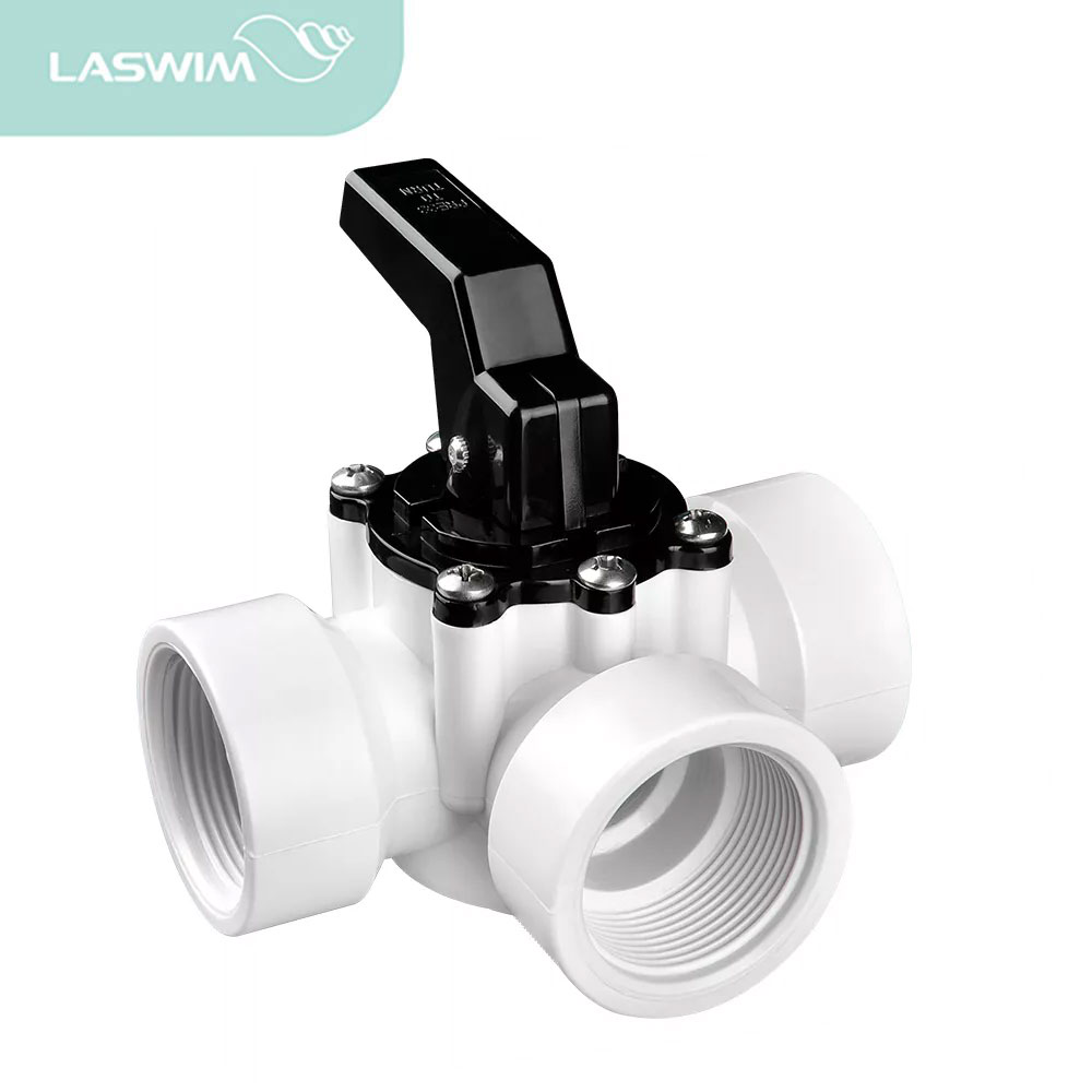 3 Way Diverter valve 1.5" BSP Laswim - winwinpoolshop
