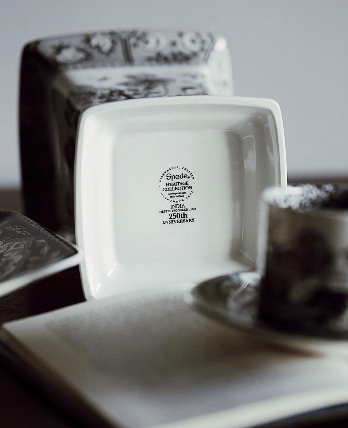 Spode Heritage India Square Vase blueandwhitethailand