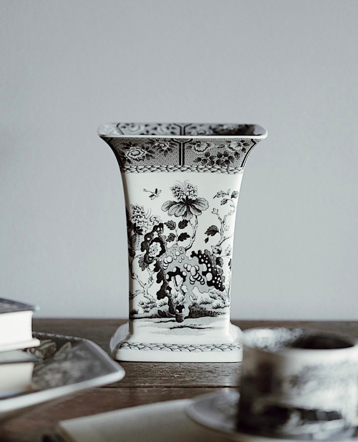 Spode Heritage India Square Vase blueandwhitethailand