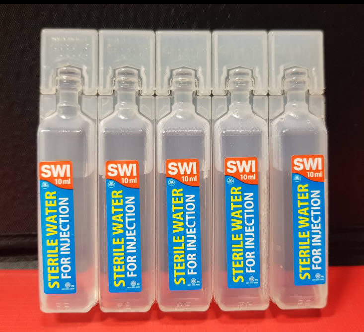 น้ำกลั่นกระเปาะ TN Sterile Water for Injection 10 mL (1 กระเปาะ