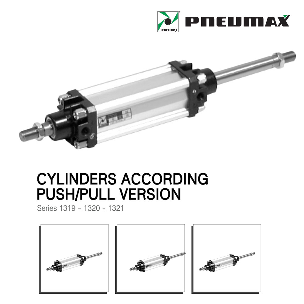 Cylinders according to standard ISO 6431 Push/Pull version
