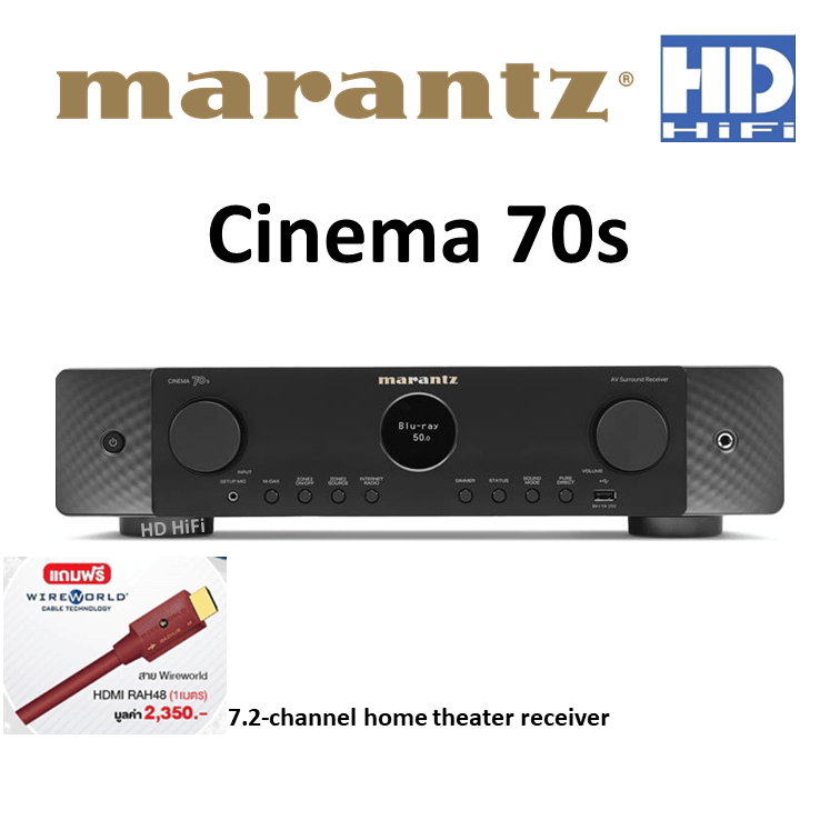 Marantz Cinema 70s Slimline home theater receiver 7.2channel hdhifi