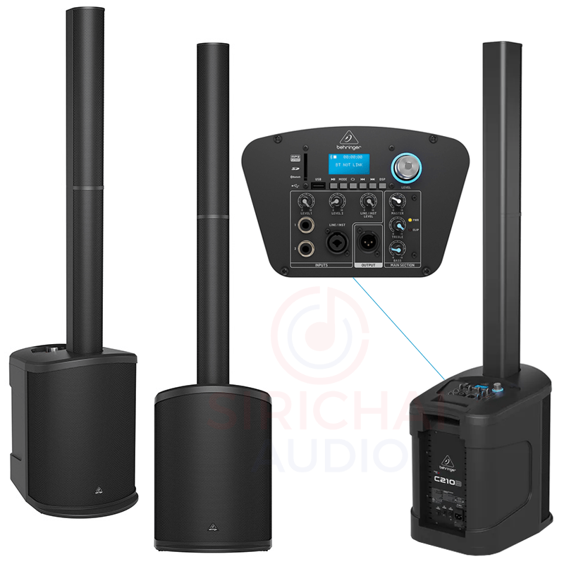 ชุดเครื่องเสียงซัฟคอลัมน์ BEHRINGER C210 sirichaiaudio