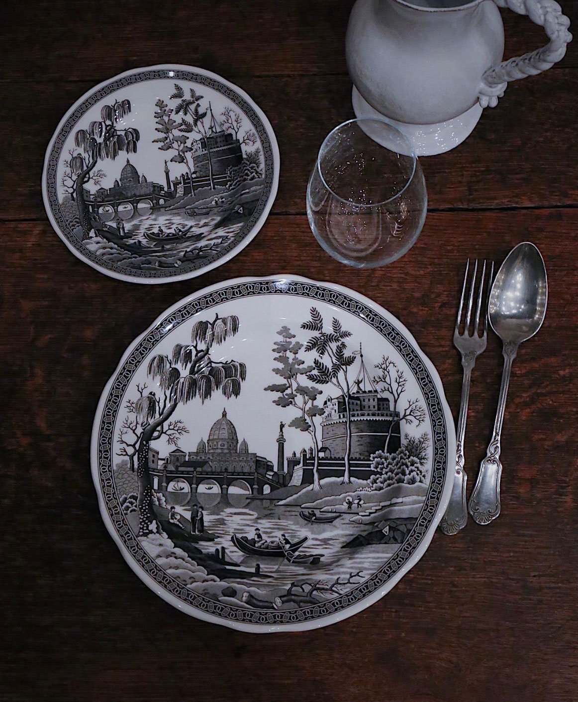 Spode Heritage Rome 10 in / 27 cm Dinner Plate blueandwhitethailand