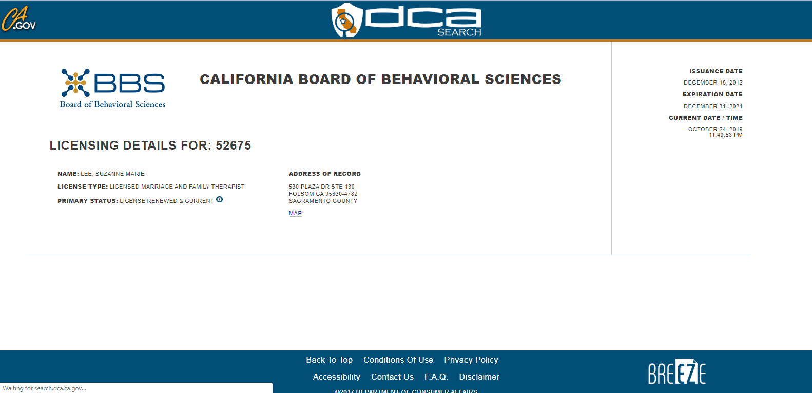 Suzy Lee, MD, Psychiatrist, Folsom, California, 95630