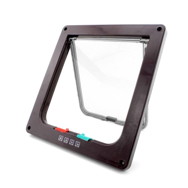 minana / ペットドア キャットドア 室内用 猫 犬 ペットドア ペット出入り口 扉 冷暖房対策 小型犬用品 大型猫用 開閉ロック機能