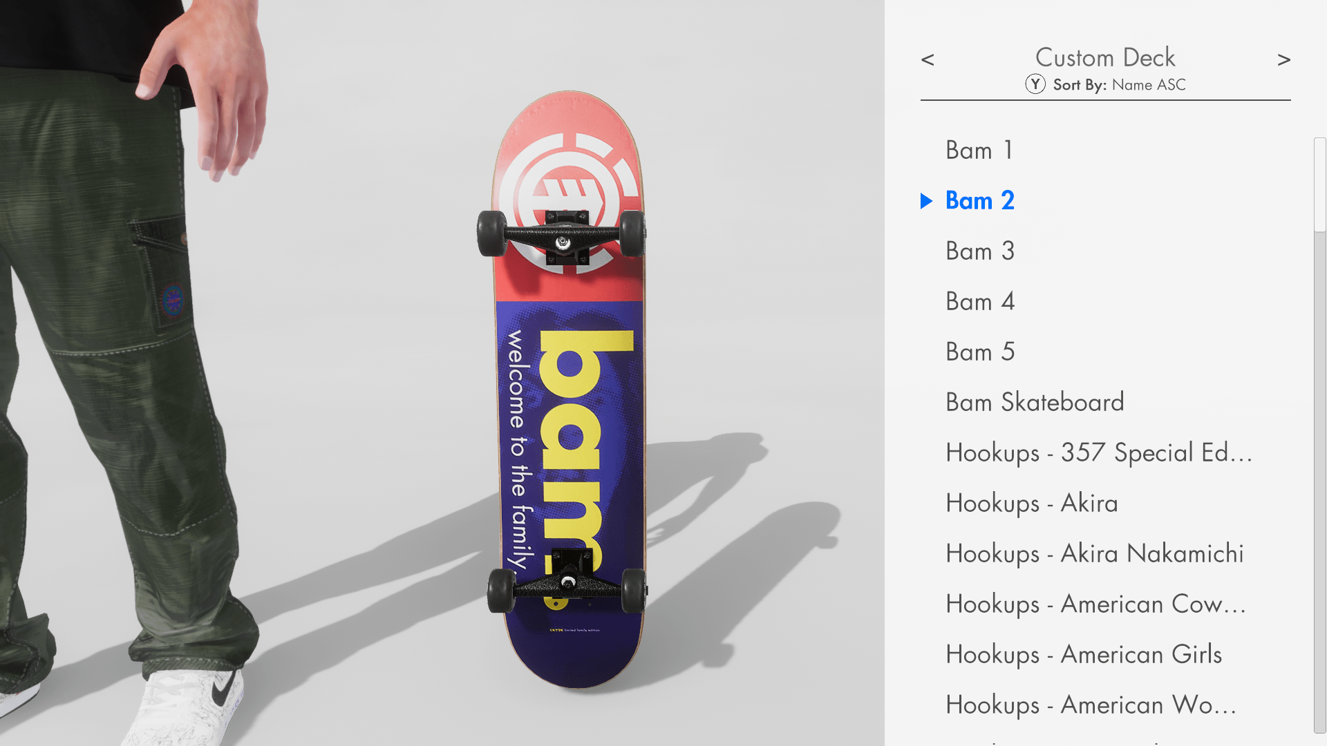 Bam Margera Decks (Bonus THPS3 Bam Griptape) mod for Skater XL mod.io