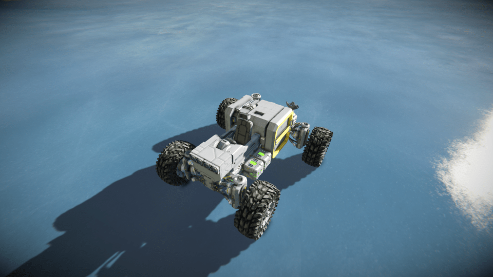 Spawn Tractor Open Top item for Space Engineers mod.io