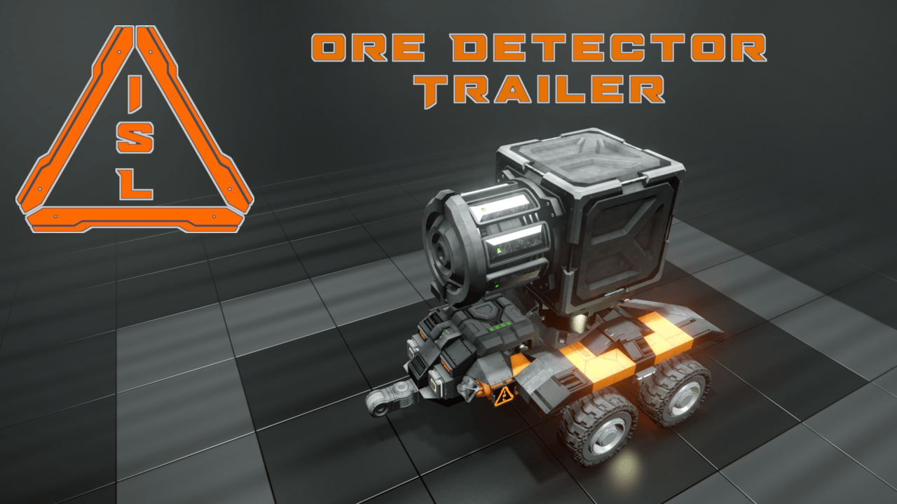 ISL Ore Detector Trailer item for Space Engineers mod.io