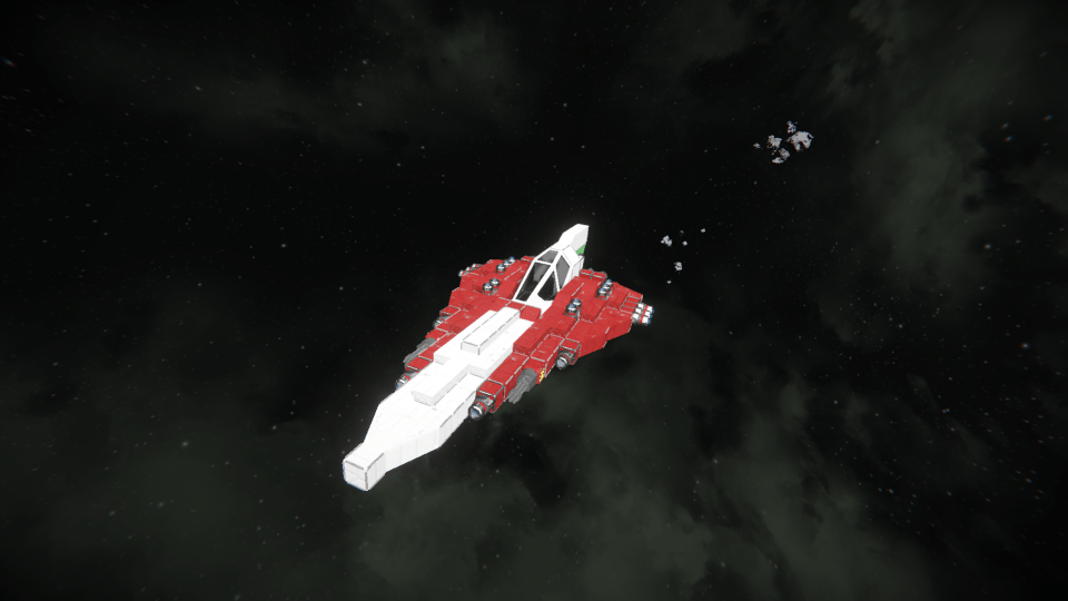 Delta 7 Fighter item for Space Engineers mod.io