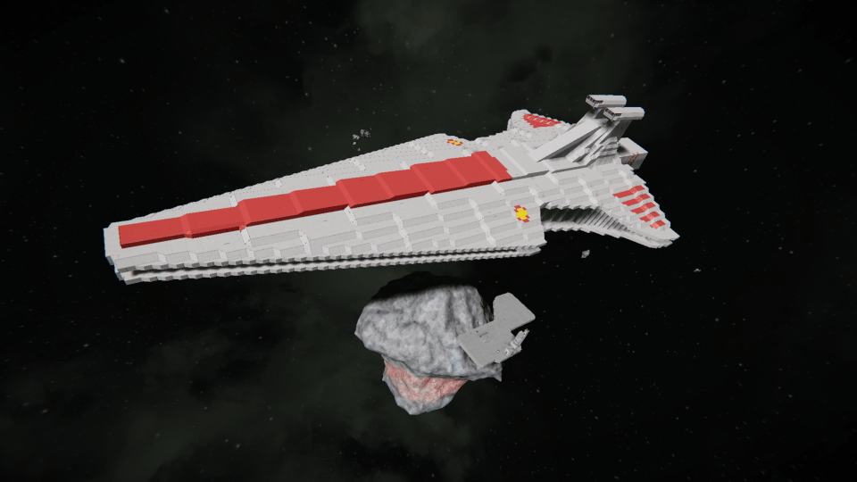 Multiplayer, venator star destroyer item for Space Engineers mod.io