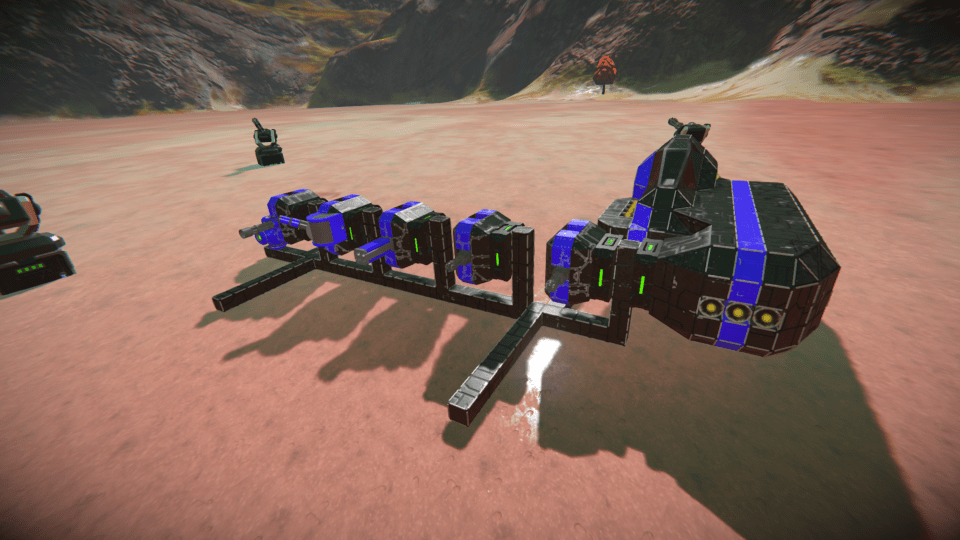 GMF God Eater Class Antiaragami Fighter item for Space Engineers mod.io