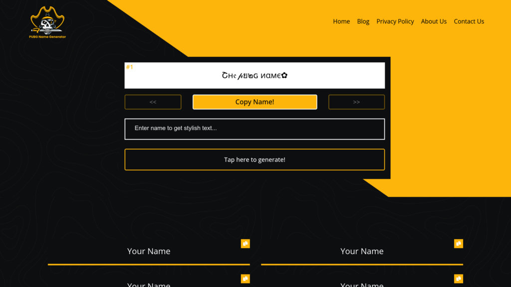 PUBG Name GeneratorAI搭載ツールで、クールなフォントや記号付きのユニークでおしゃれなPUBGユーザーネームを簡単に作成(08)