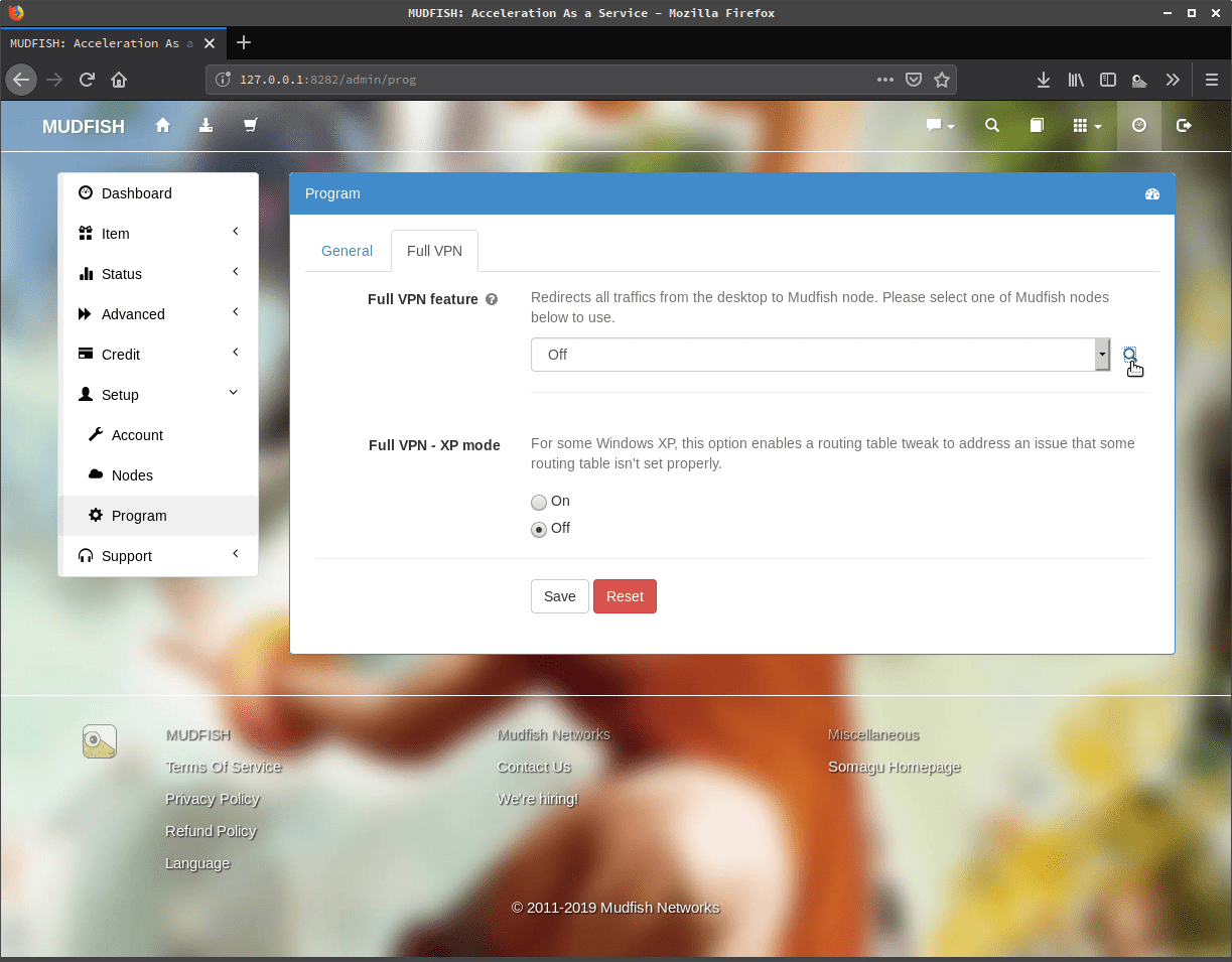 Mudfish can't connect to FFXIV Technical Support Mudfish Forum