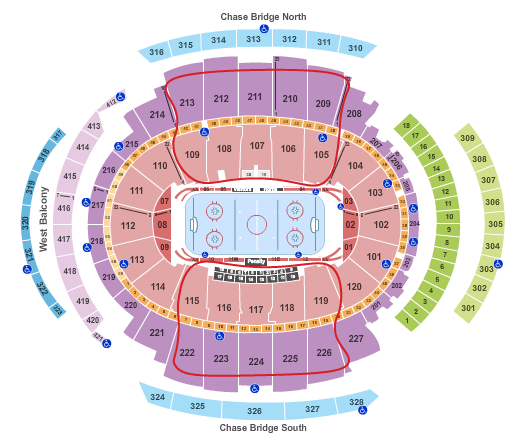 Madison Square Garden Seating Chart For Hockey