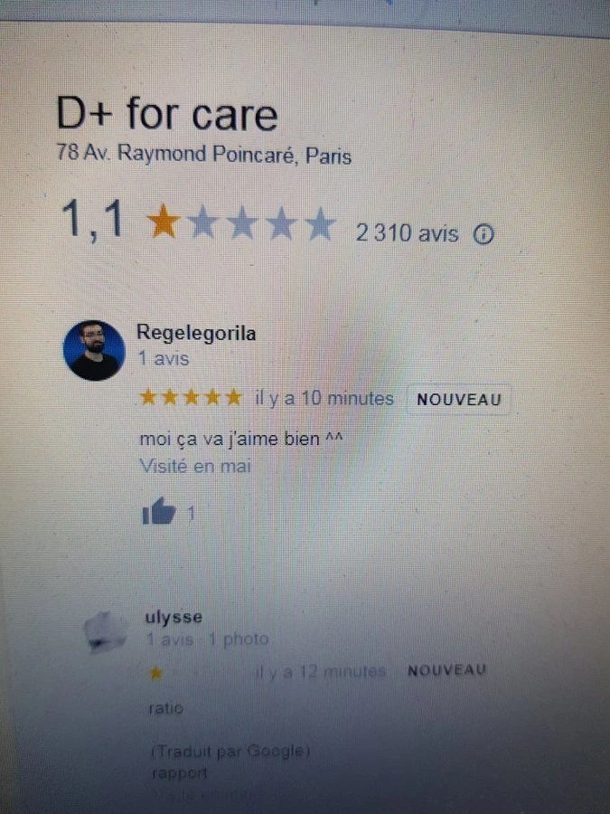 [ALERTE] MON AVIS SUR D+ For Care DELETED ! sur le forum Blabla 1825