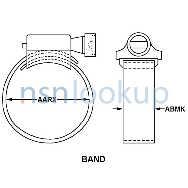 4730015147531 Hose Clamp 4730015147531 015147531,NAS1923