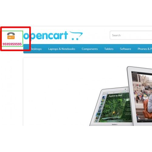 OpenCart Country wise Support Numbers