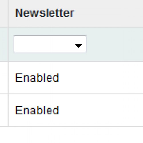 OpenCart Newsletter Subscribers + Export (Customer export to XLS)