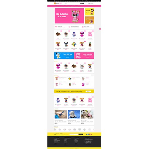 OpenCart SMart OpenCart 3.X Theme(Electronic, Toy store, Grocery)