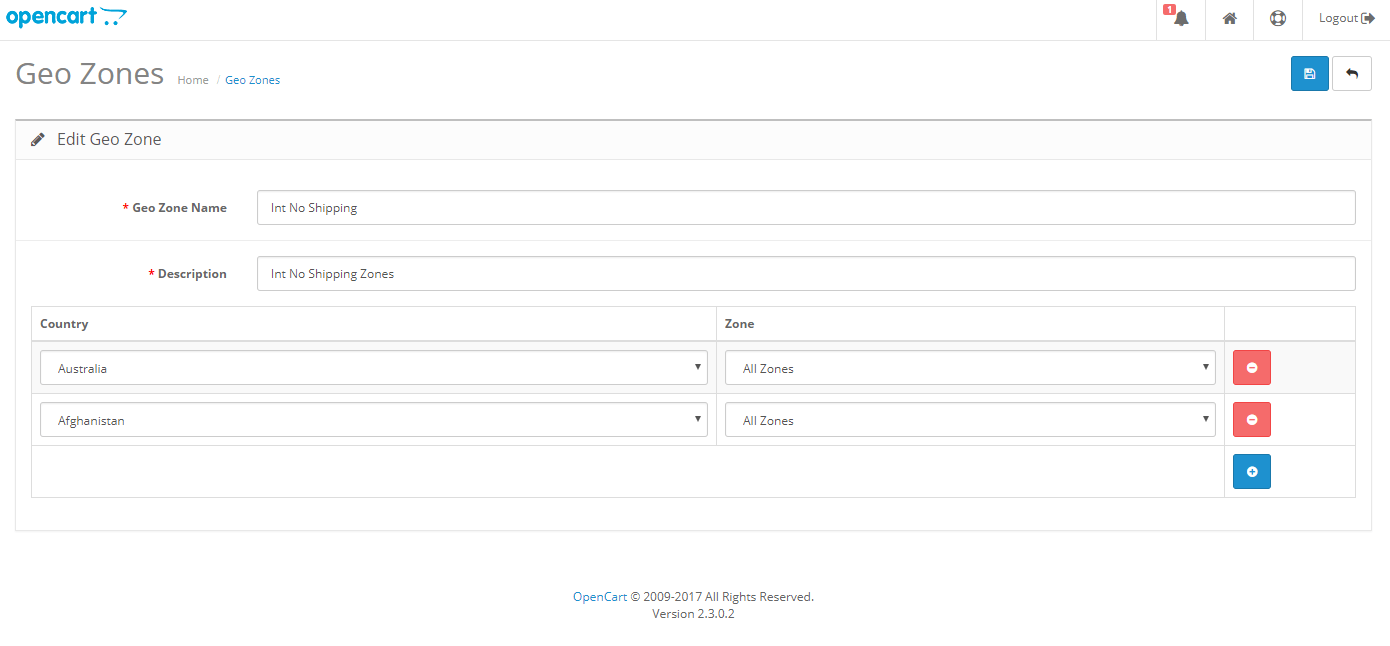 OpenCart Individual Product Item Shipping Rates eBay Style