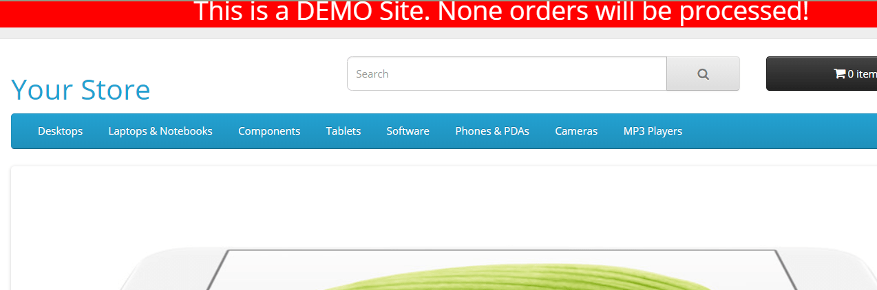 OpenCart Home Page Notification Pro(you can set the notice content)
