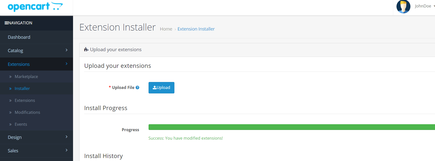 OpenCart Home Page Notification Pro(you can set the notice content)