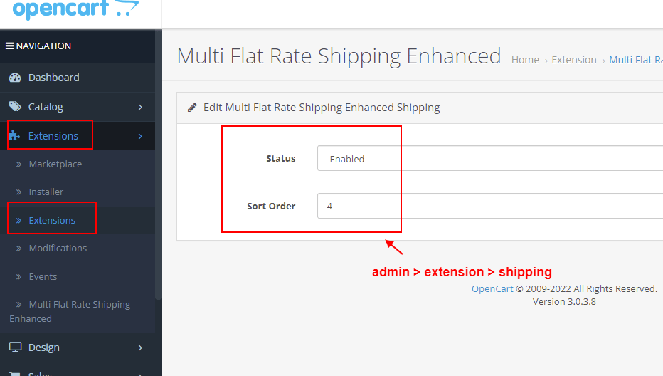 OpenCart Multi Flat Rate Shipping Enhanced
