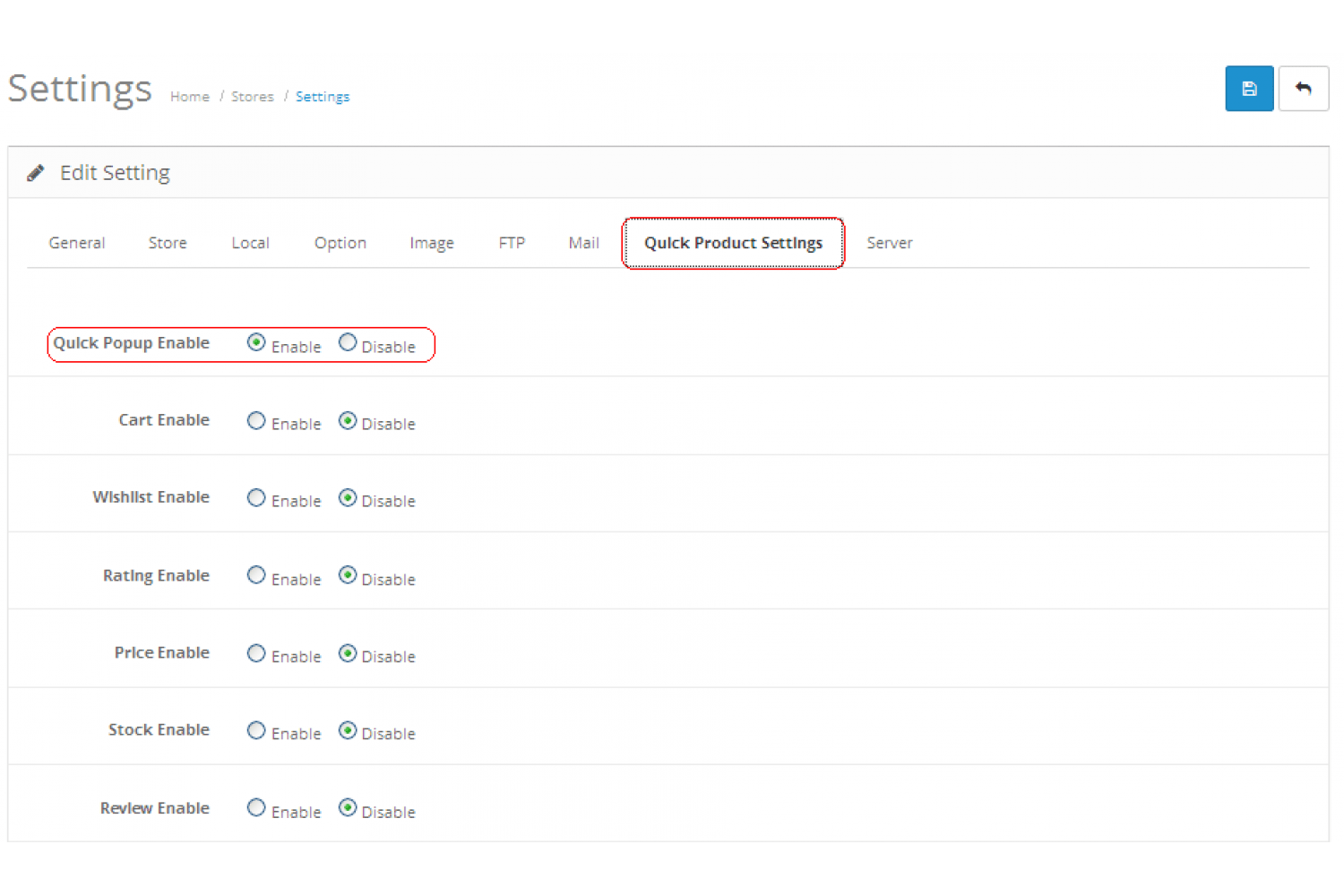 Opencart Product Quick View