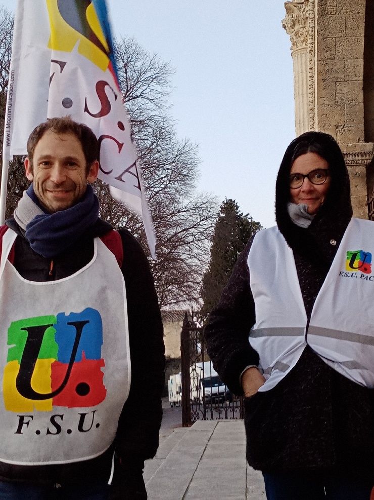 Retraites marche aux flambeaux pour préparer la journée du 31 janvier