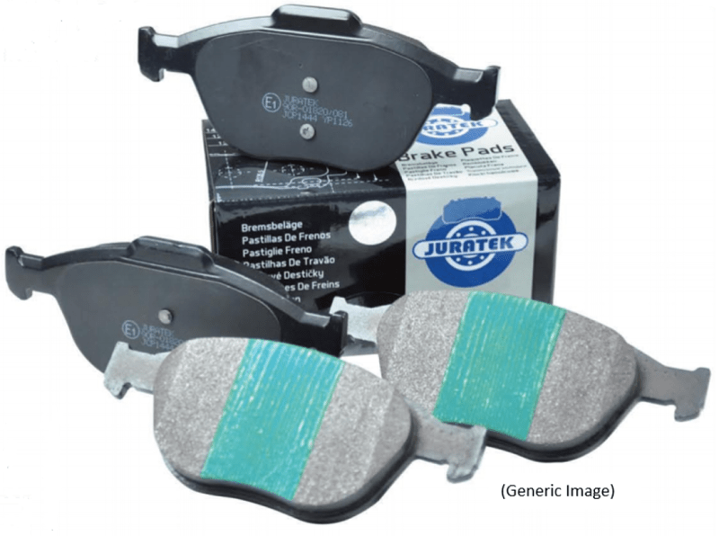Juratek JCP8001 Brake Pads Front Axle Parts in Motion