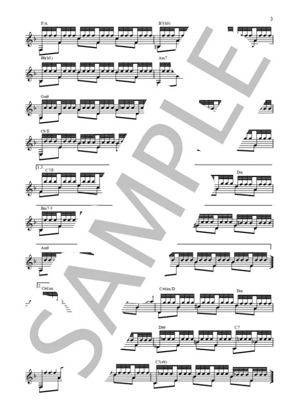 【楽譜】Lament In Tremolo Form Laurindo Almeida (for