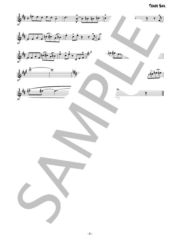 【楽譜】JAZZ POLICE / エリック・マリエンサル (テナーサックス / 上級) Piascore 楽譜ストア