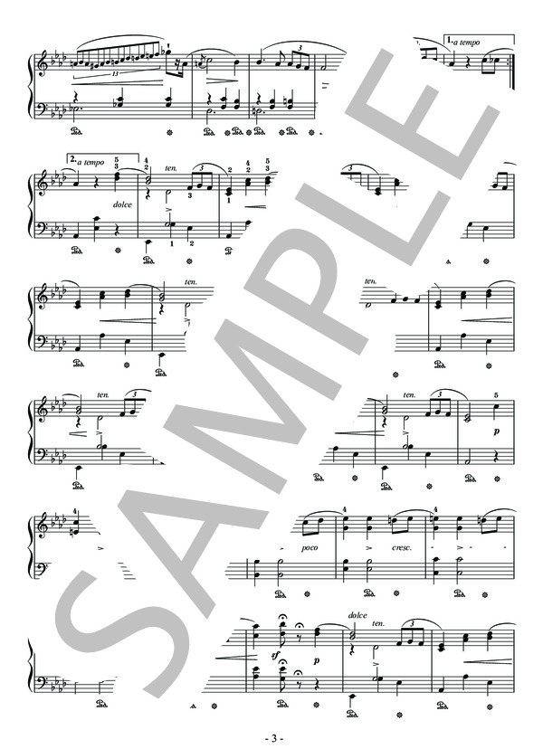 【楽譜】ショパン作曲 ワルツ Op.691 ピアノソロ用楽譜 / フレデリック・ショパン (ピアノソロ / 中級) Piascore 楽譜ストア