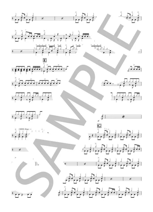 【楽譜】PAiNT it BLACK / BiSH (ドラム / 初〜中級) Piascore 楽譜ストア