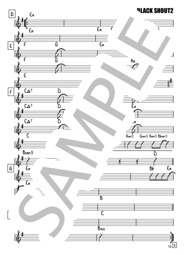 【楽譜】BLACK SHOUT / Roselia (その他 / その他) Piascore 楽譜ストア