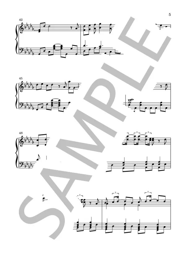 【楽譜】ビターチョコレート / HEY!SAY!JUMP (ピアノソロ / 中〜上級) Piascore 楽譜ストア