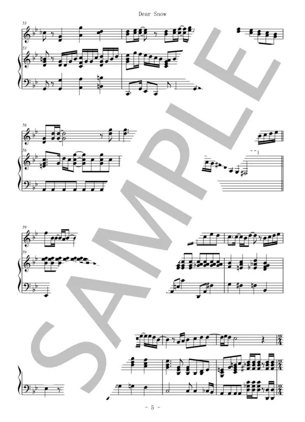 【楽譜】Dear Snow / 嵐 (フルート / 中〜上級) Piascore 楽譜ストア
