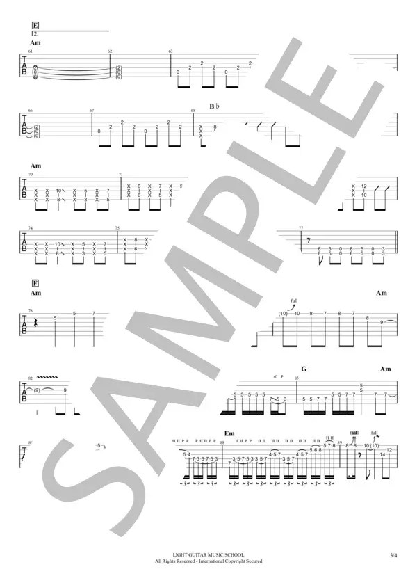 【楽譜】STAND PROUD / 橋本 仁 (エレキギター / 中〜上級) Piascore 楽譜ストア