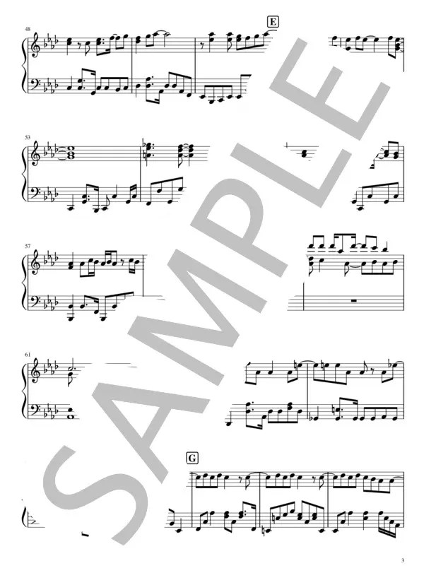 【楽譜】Flower in the snow / なにわ 男子 (ピアノソロ / 初〜中級) Piascore 楽譜ストア