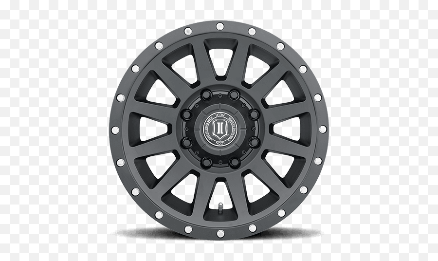 18 X 9 8x180 Bolt Pattern Compression Hd Satin Black Wheel By Icon