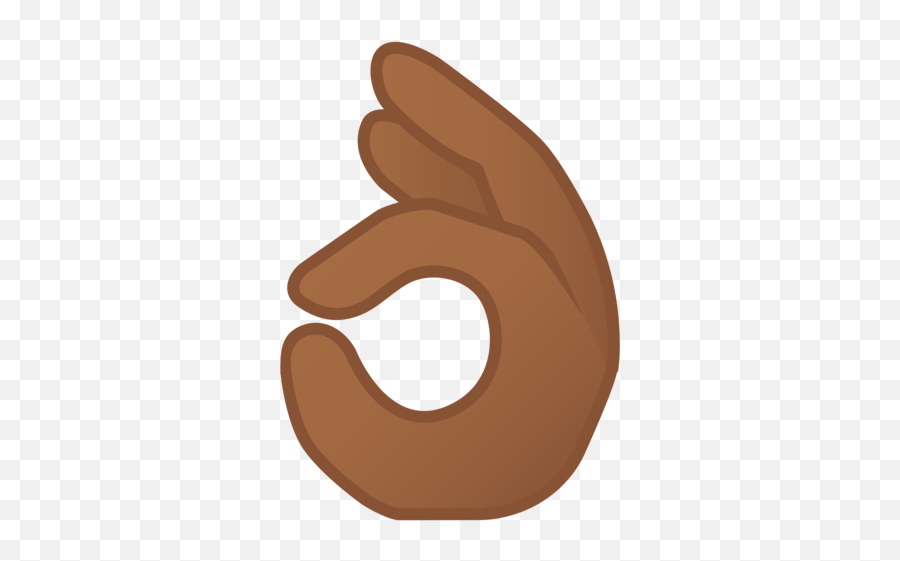 Medium Brown Ok Hand Emoji Png,Ok Hand Emoji Transparent free
