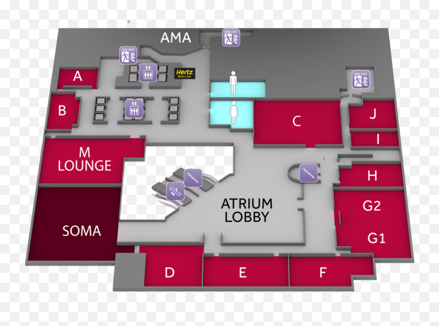 Hertz Car Rental U2014 San Francisco Marriott Marquis Marriott