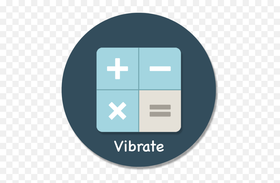 Vibrate App With Calculator Icon Vibrate App With Calculator Icon Png