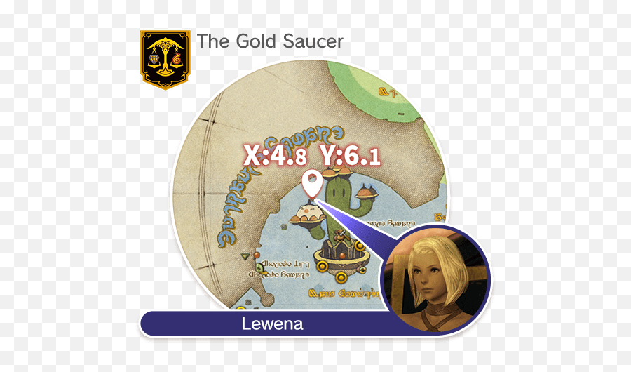 Fashion Report Gold Saucer Fashion Report Location Png,Ffxiv Crown