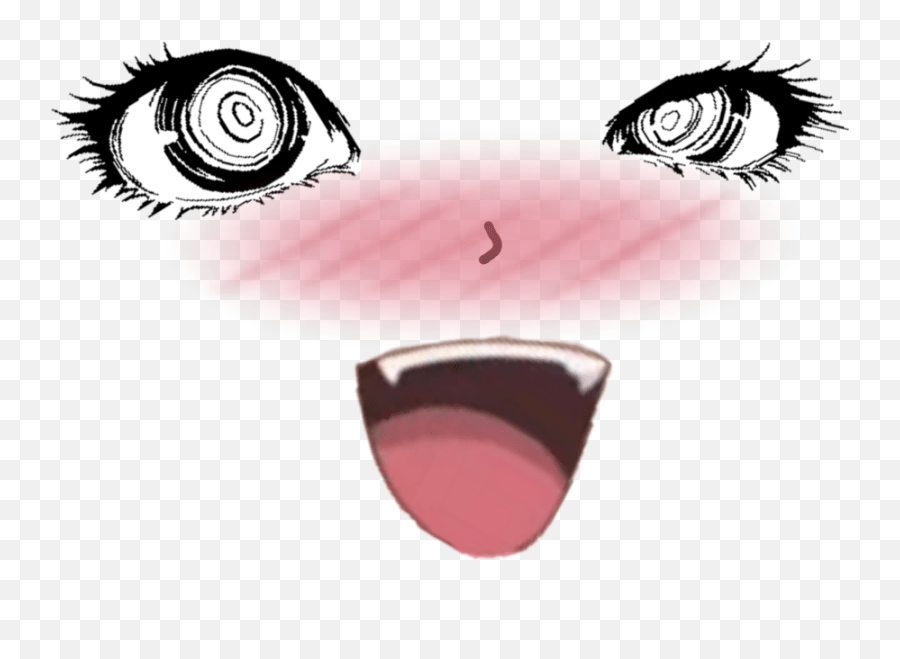 Anime Animeface Face Eyes Mouth Sticker By Hai A Png free transparent png images