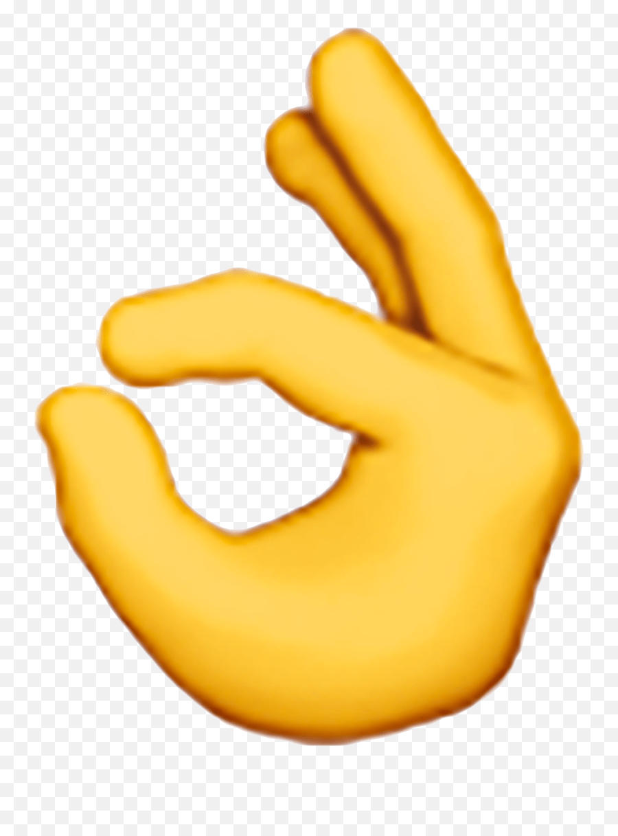 Finger Circle Emoji Png Ok Hand Transparent Background,Finger Emoji