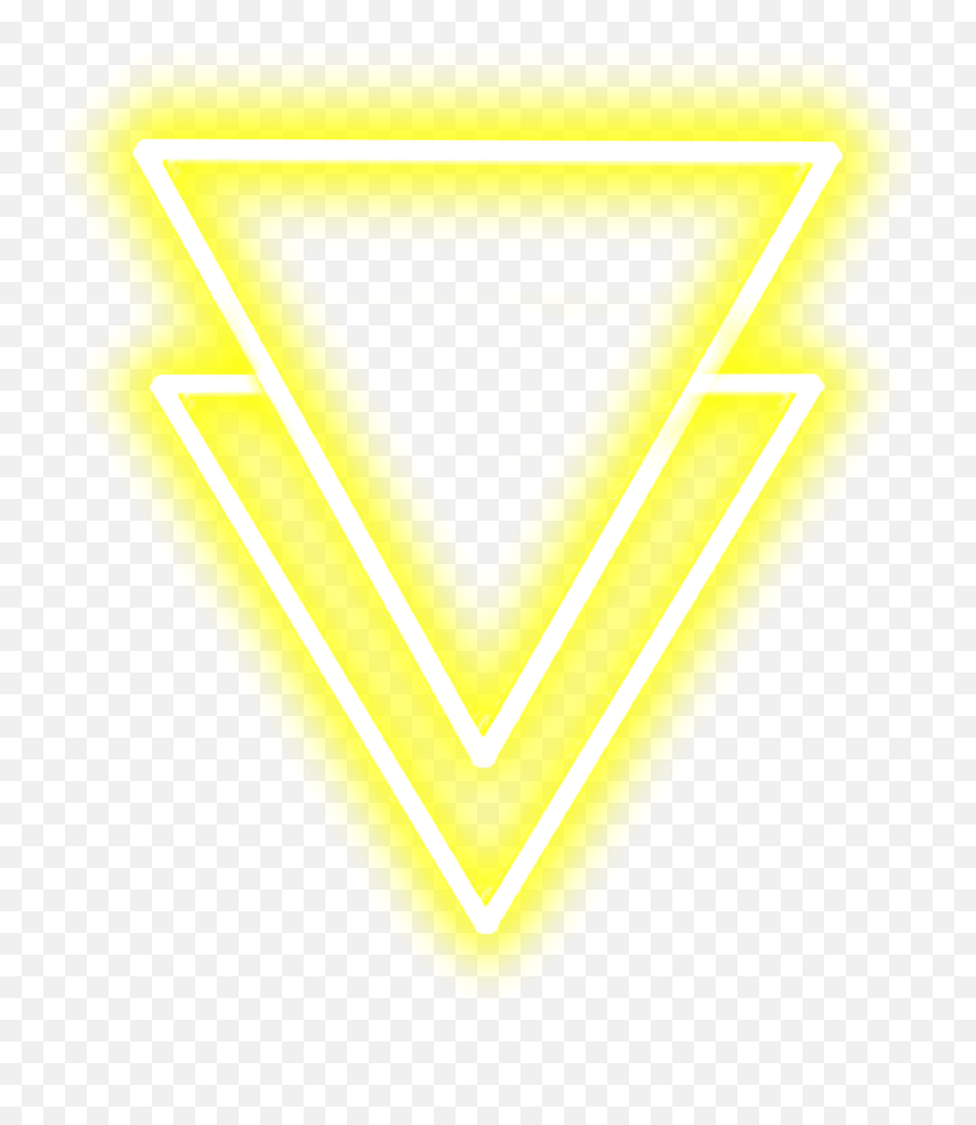 Neon Triangle Sticker Picsart Triangle Png Hd,Neon Triangle Png