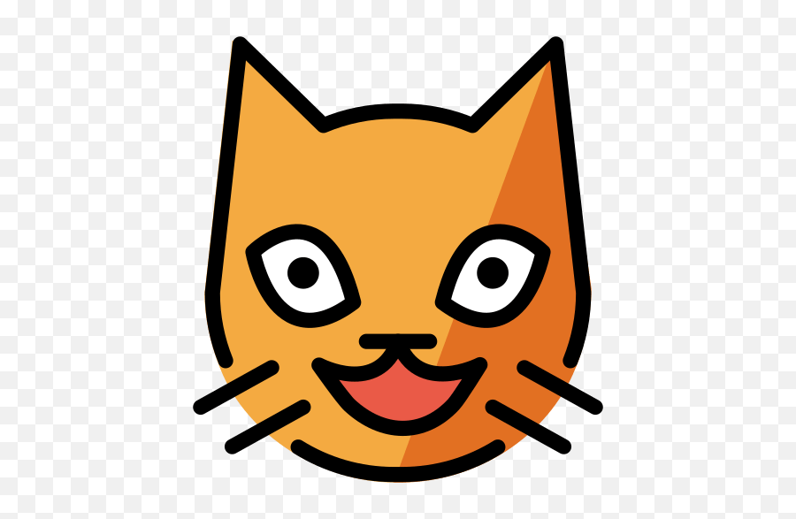 Smiling Cat Face With Open Mouth Emoji Meanings Smile Cat Faces