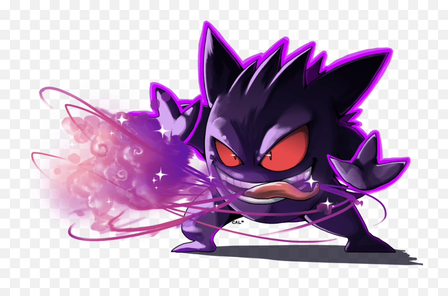 094 Gengar Used Dream Eater And Shadow Dream Eater Pokemon Png,Gengar Png free transparent